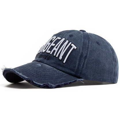 Fashion Letter Embroidered Cotton Soft Top Trucker Hat