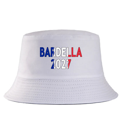 Bardella 2027 Print Bob Reversible Bucket Hat Women Men Summer Spring Travel