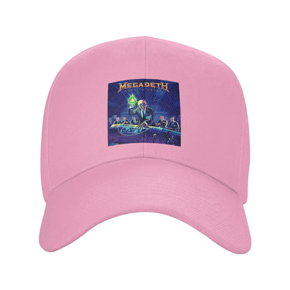Unisex Baseball Hats Megadeth Rock Band Dave Mustaine Outdoor Streetwear Summer Sports