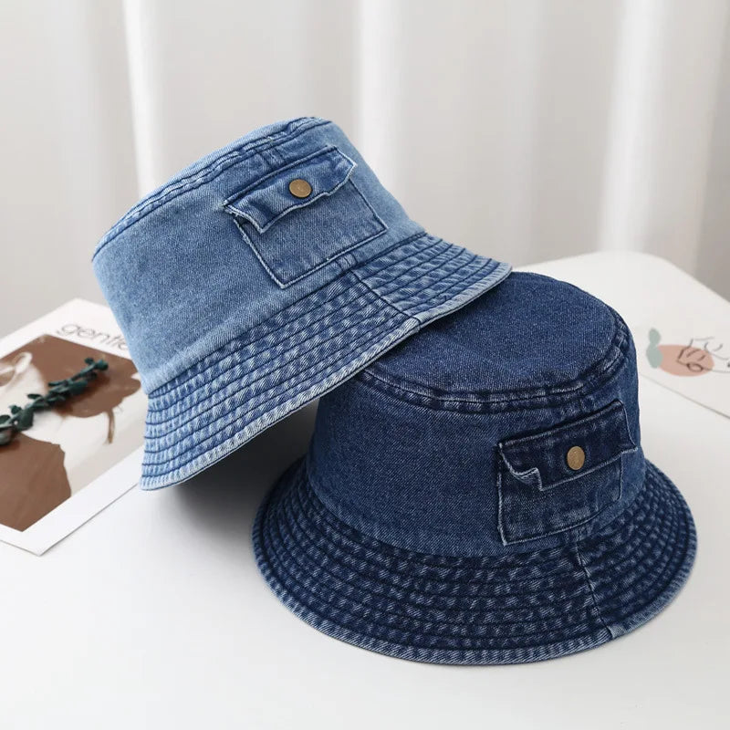 New Custom Logo Foldable Fisherman Hat