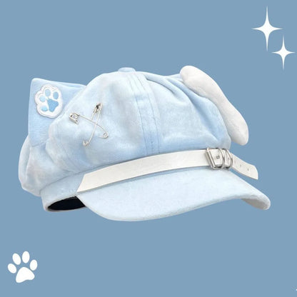 2026 Cute Cat Ears Women's Beret Anime Cat