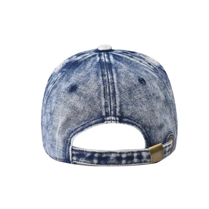 Denim Baseball Cap For Men Women Spring Summer Hats