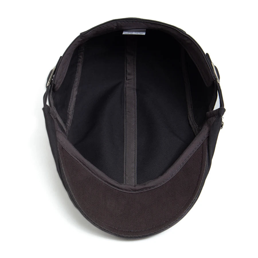 Fashion Men's Beret Button Embroidery Cotton Vintage Berets Outdoor