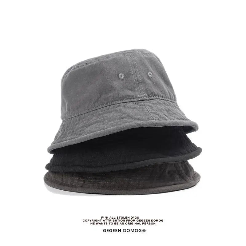 Casual Men Women Hip Hop Fisherman Hat Fishing Cap Washed Denim Fisherman Hat