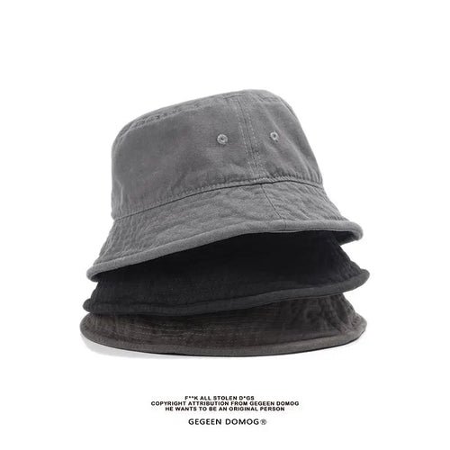 Casual Men Women Hip Hop Fisherman Hat Fishing Cap Washed Denim Fisherman Hat