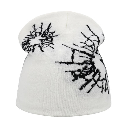 Y2k Letter Butter Knit Hats Skullies Beanies Autumn Winter Warm Hat