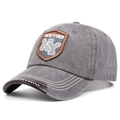 Unisex Adjustable NY Embroidery Baseball Cap All Seasons