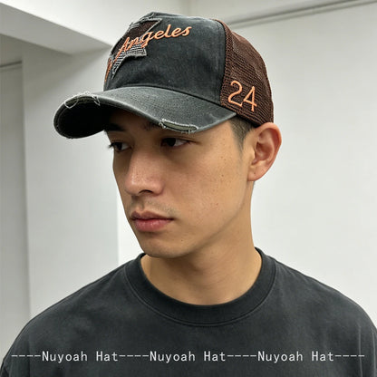 Street Star Embroidered Letters Baseball Hats