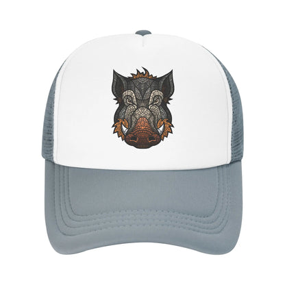 Custom Wild Boar Feral Pig Baseball Cap Hip Hop