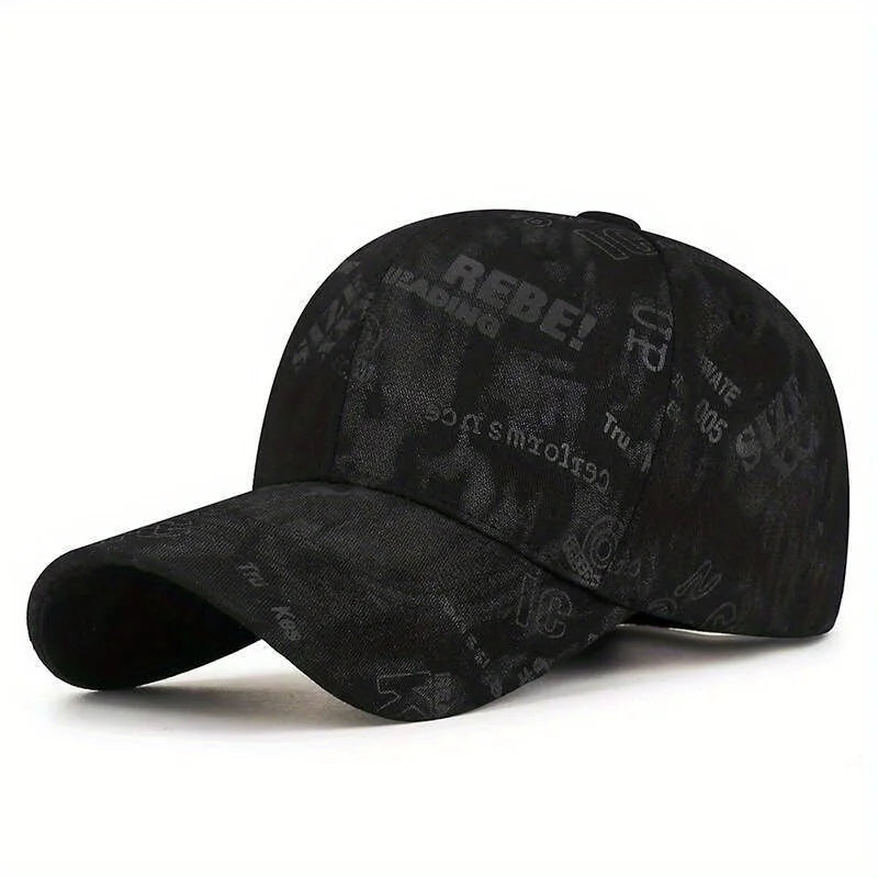 Street Graffiti Baseball Cap Korean Trendy Printed Adjustable