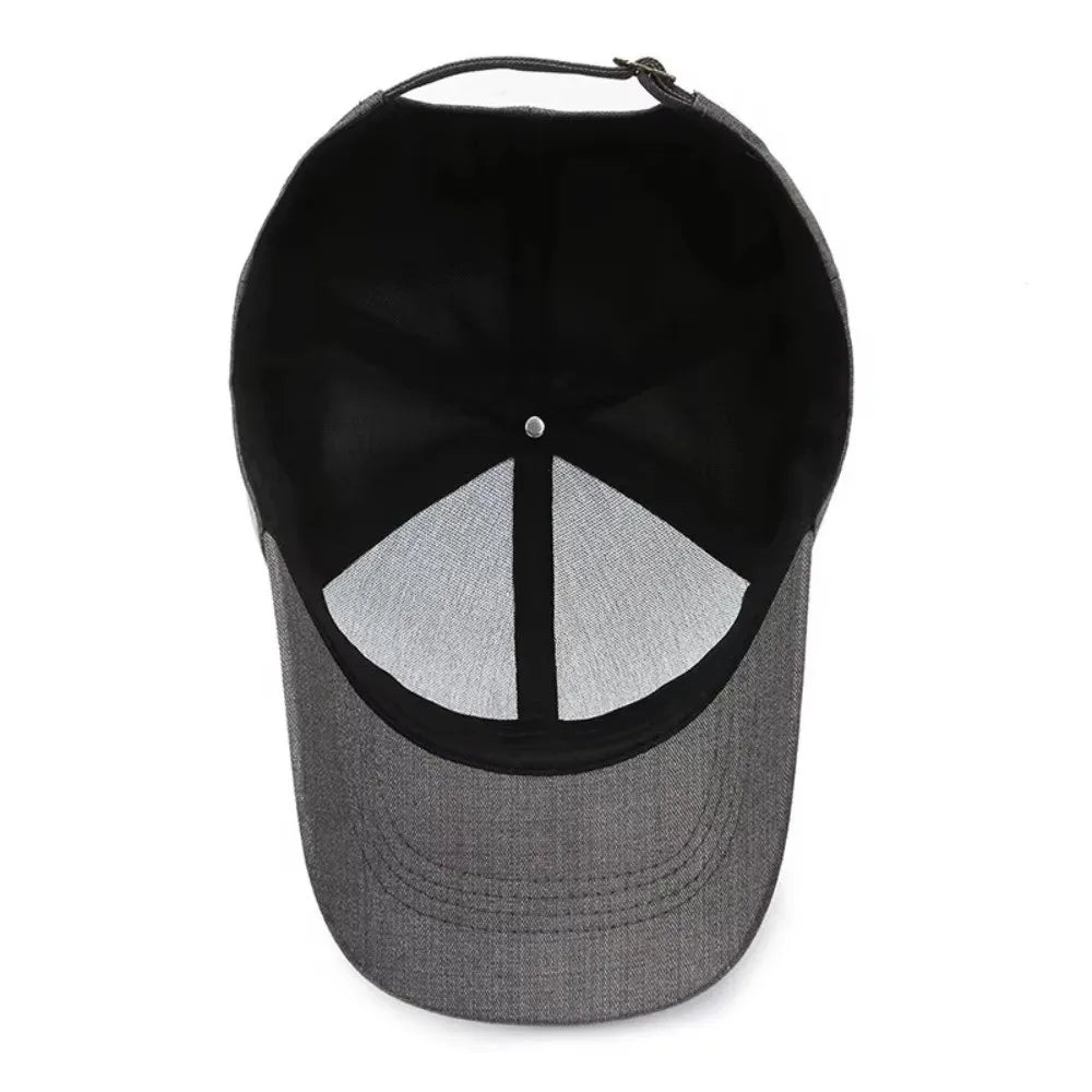Trendy Outdoor Men's Suit Material Baseball Cap Korean Style Adjustable