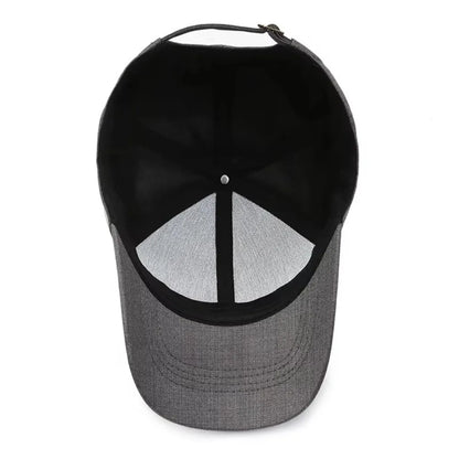 Trendy Outdoor Men's Suit Material Baseball Cap Korean Style Adjustable