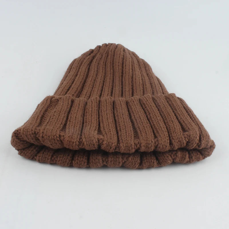 Autumn Winter Beanie Warm Soft Knitted Hat Hip Hop Cap