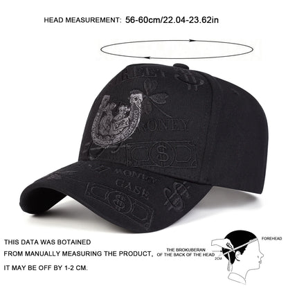 Unisex Personality Embroidery Baseball Caps Spring and Autumn