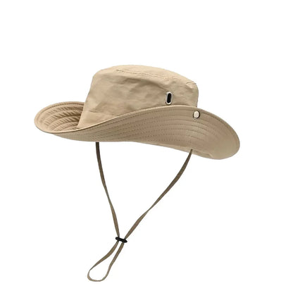 Men Silver Porosity Of Quick Drying Material Bucket Hats