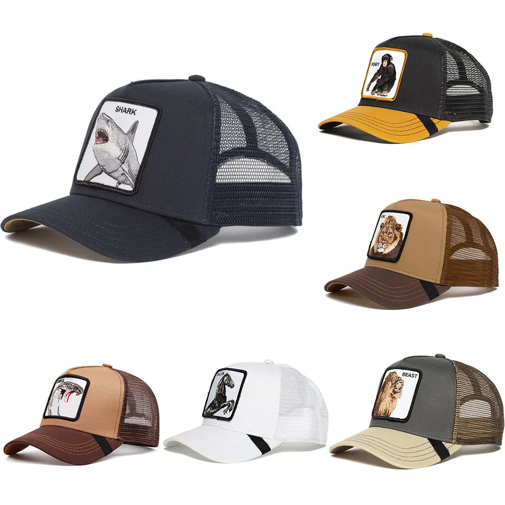 Fashion Animals Embroidery Baseball Caps Men Women
