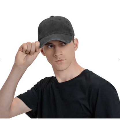 Horse Print Baseball Cap Unisex Cotton Adjustable Equestrian Style Outdoor Sports Hat