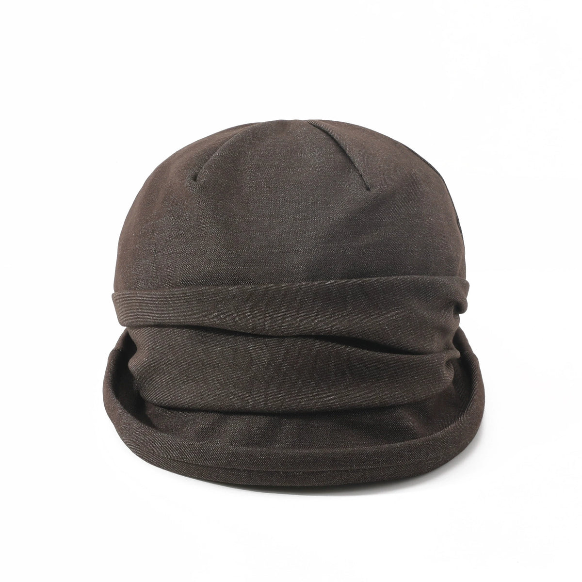 2026 New Cotton Linen Pleated Beret Hat For Women Niche Designer Retro Bucket Hat