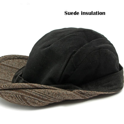 Fashion Retro Newsboy Cap Versatile Adjustable Stripe Berets