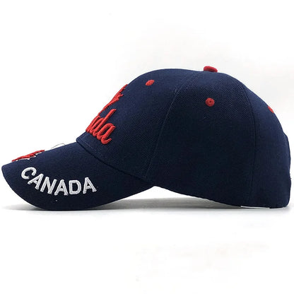 New Colors Contrast Canada Embroidered Baseball Cap High Quality Snapback Hat Dad Hats Fishing Cap