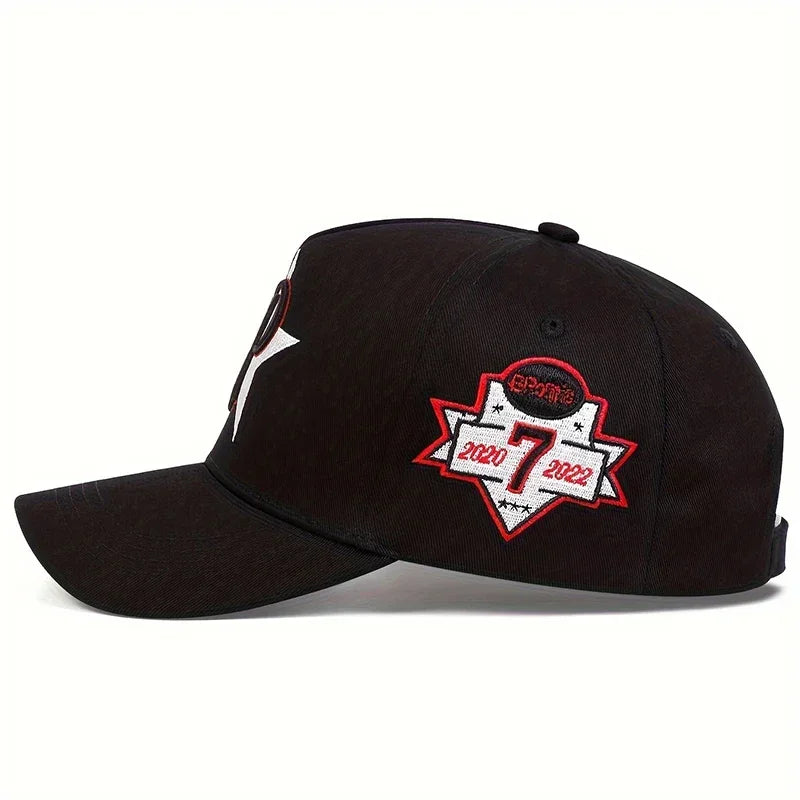Unisex P Letter Embroidery Baseball Caps Spring and Autumn Sports Cap