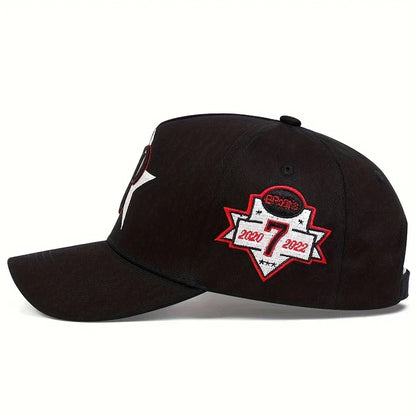 Unisex P Letter Embroidery Baseball Caps Spring and Autumn Sports Cap