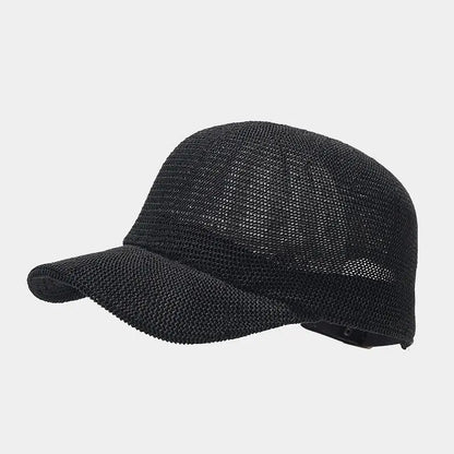 2024 New Summer Breathable Straw Baseball Cap Men
