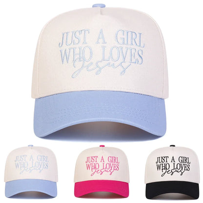 Unisex Who Loves Letter Embroidery Baseball Caps Spring Autumn