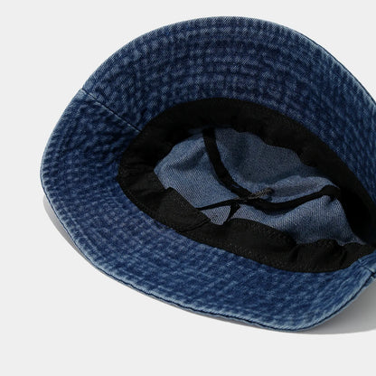Candy Color Unisex Summer Washed Denim Bucket Hat