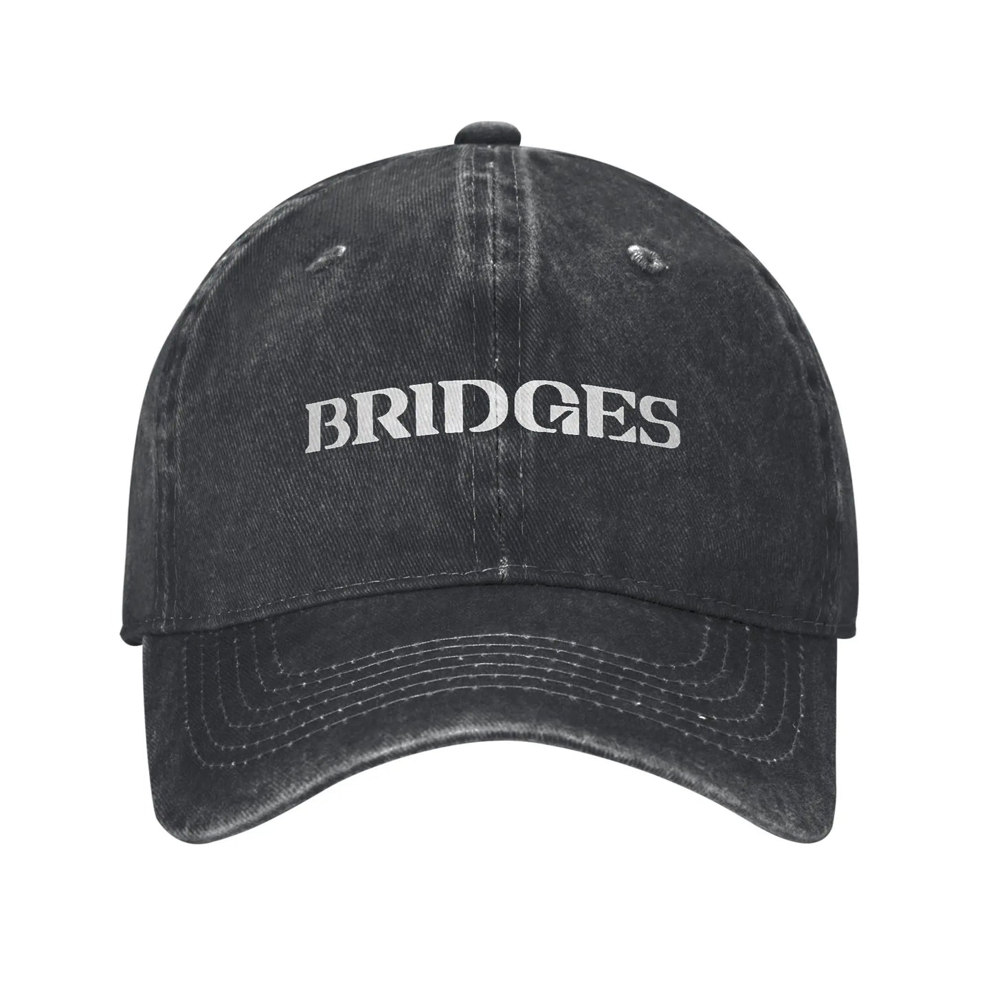 Bridges Death Stranding Logo Men Women Baseball Cap Video Game Distressed Washed