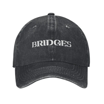 Bridges Death Stranding Logo Men Women Baseball Cap Video Game Distressed Washed