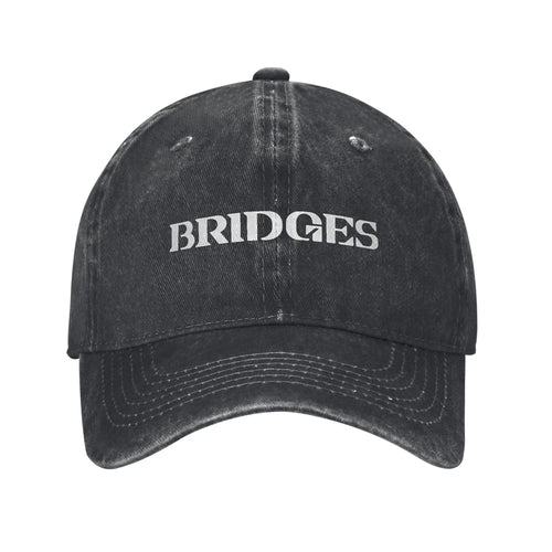 Bridges Death Stranding Logo Men Women Baseball Cap Video Game Distressed Washed
