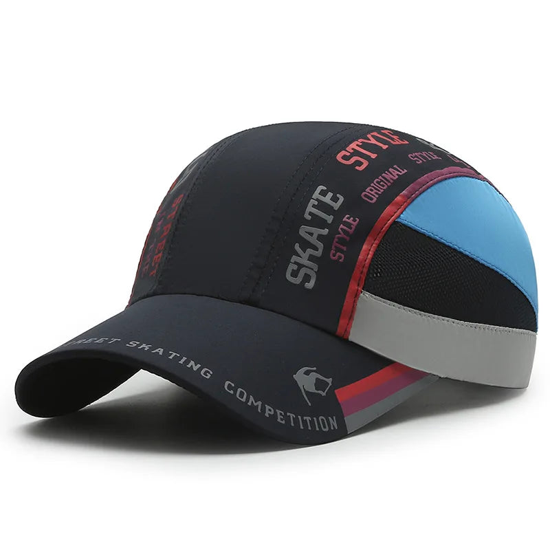 Summer Brand Men Sport Running Mountain Sweat Baseball Cap