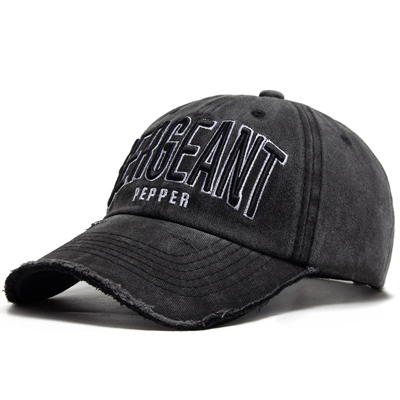 Fashion Letter Embroidered Cotton Soft Top Trucker Hat