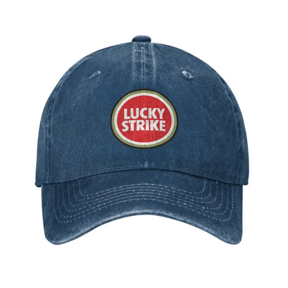 Lucky Strike Letters Troye Sivan Music Sport Retro Cowboy Washed Baseball Caps