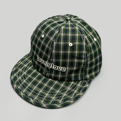 Quick-Dry Plaid Embroidered Letters Baseball Hats New Men Women