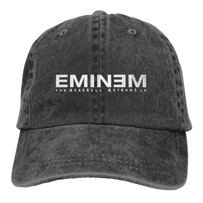 Vintage Rapper Rap God Eminem Baseball Caps Men Women Distressed Washed Headwear