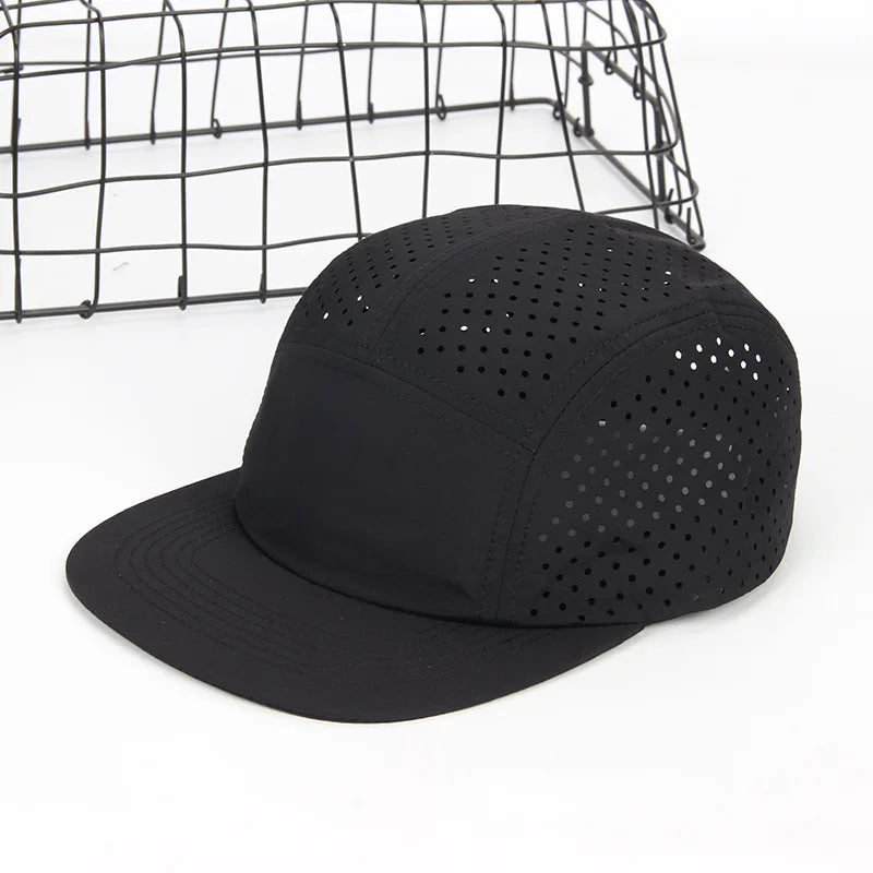 Outdoor Custom Logo Perforated 5-Panel Baseball Cap