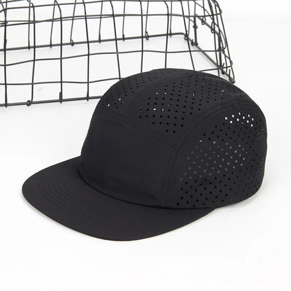 Outdoor Custom Logo Perforated 5-Panel Baseball Cap