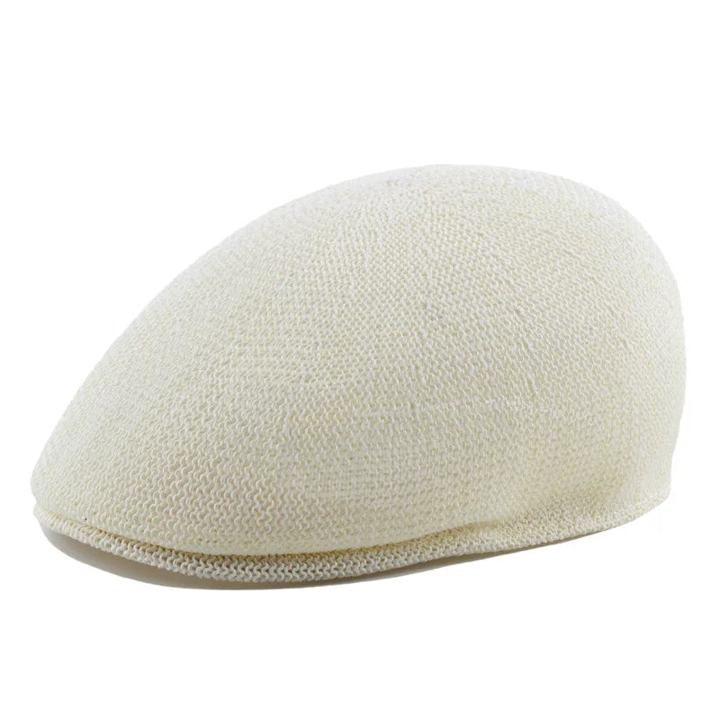 Summer Straw Hat Men Berets Fashion Newsboy Cap