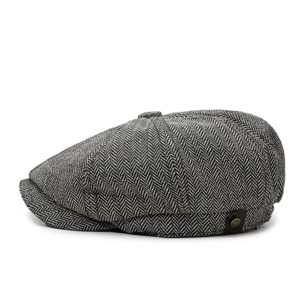 Autumn Winter Casual Men Newsboy Hat