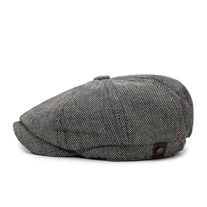 Autumn Winter Casual Men Newsboy Hat