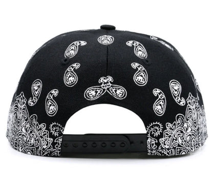 Unisex Printed Hip-Hop Flat Edge Baseball Cap Casual Dance Performance Hat for Men And Women