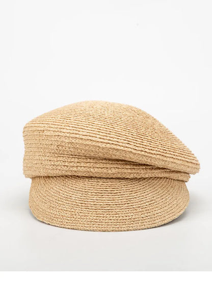 Summer High Quality Handmade Raffia Women Visor