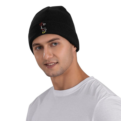 Minnie Mouse Mickey Knitted Caps For Women Men Beanie Winter Hats