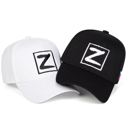 Unisex Z Letter Embroidery Baseball Caps Spring Autumn