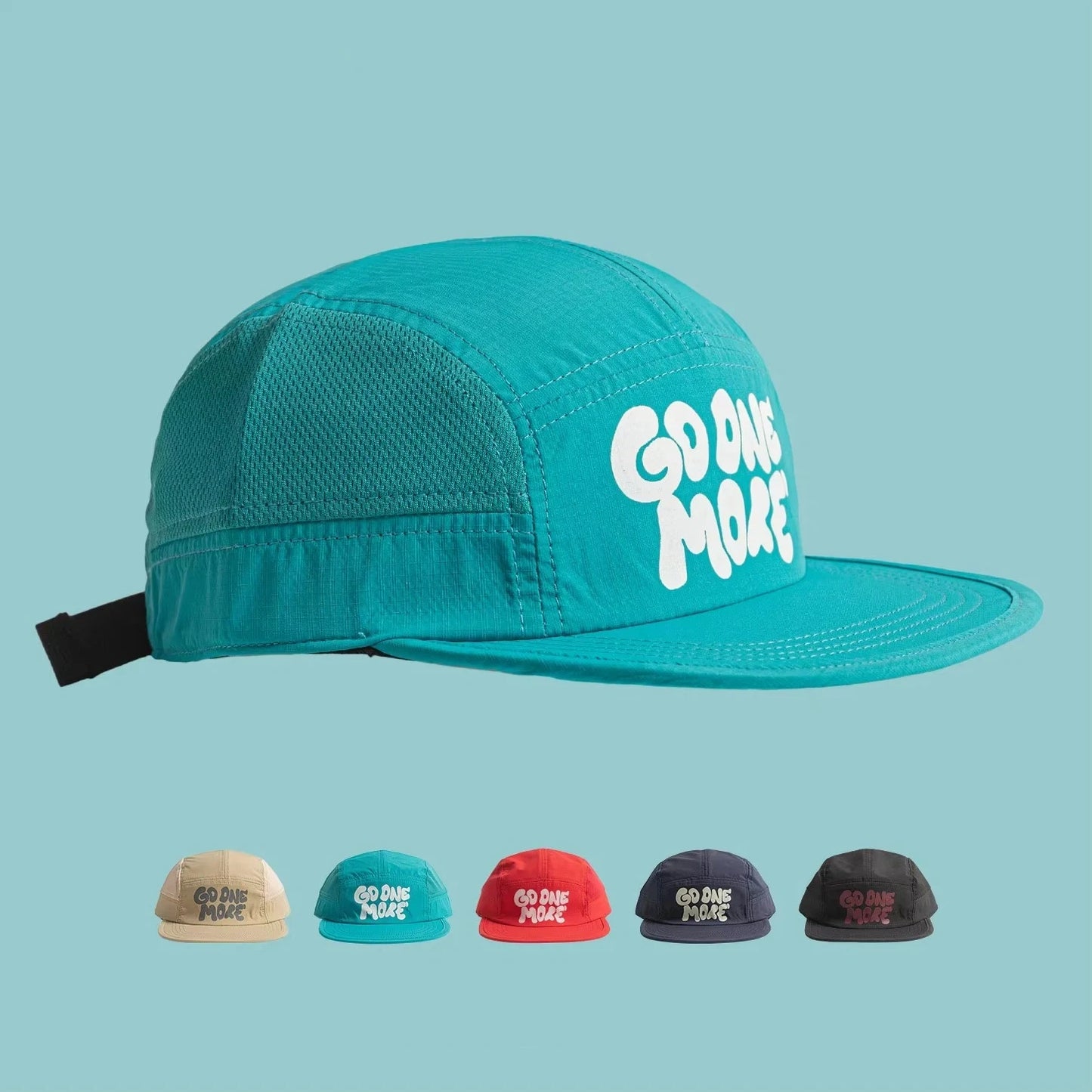 Fashion Thin Baseball Cap Quick-Dry Flat Brim Sports Mesh Cap