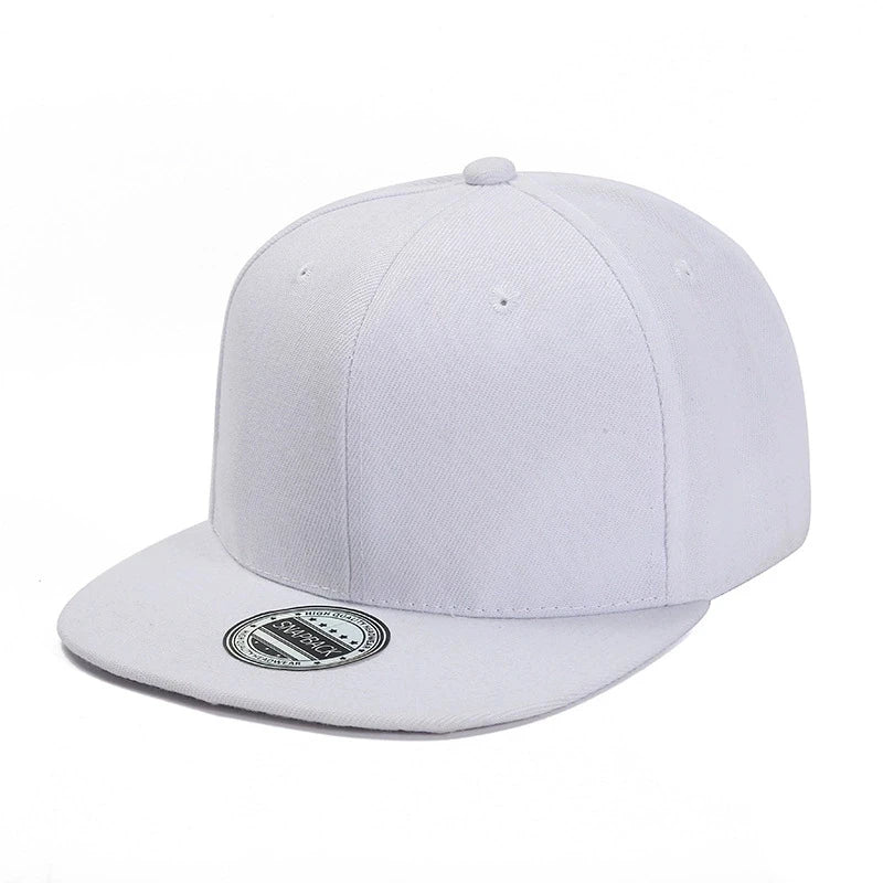 Color-Blocked Flat-Brim Baseball Cap Versatile Sunshade And Sun Protection Hat