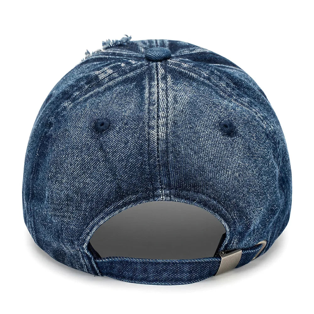 American-Style Retro Denim Baseball Cap