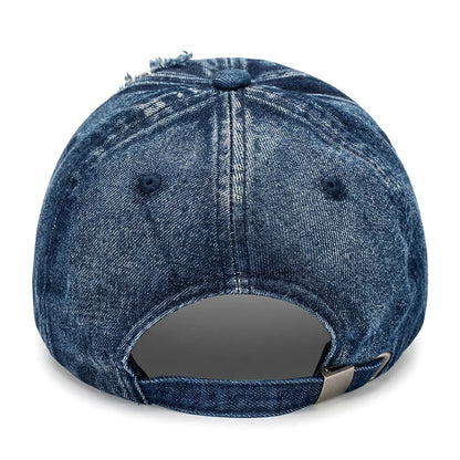 American-Style Retro Denim Baseball Cap